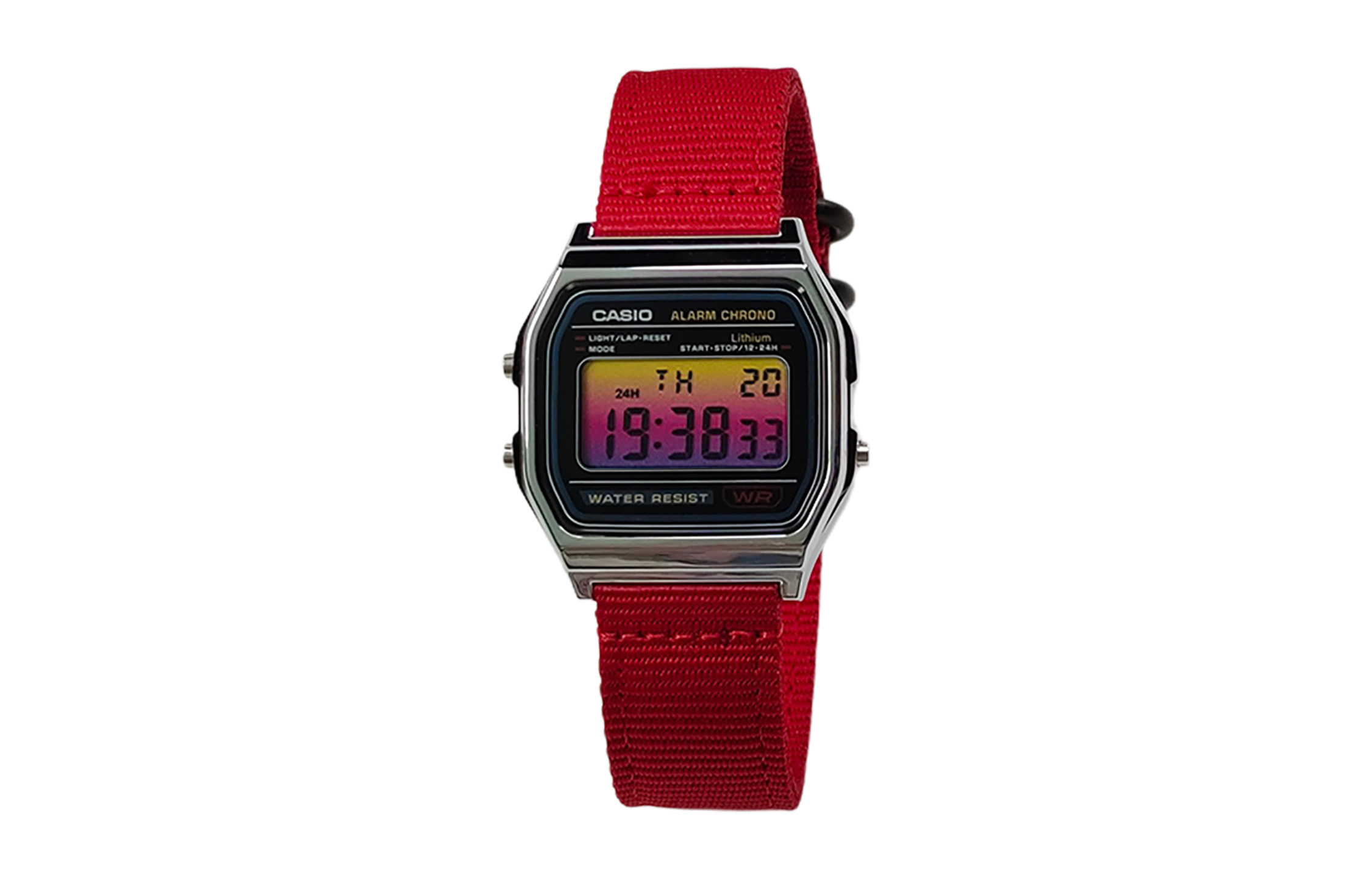 Casio Часы Retrofit Series с кварцевым механизмом, нейлоновым ремешком, унисекс, черный циферблат
Casio Часы Retrofit Series с кварцевым механизмом, нейлоновым ремешком, унисекс, черный циферблат