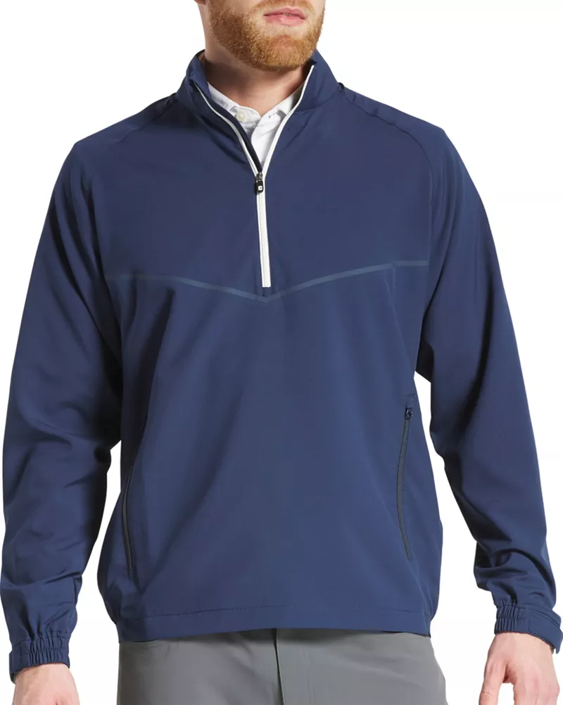 Мужская ветровка для гольфа FootJoy Zephyr с длинными рукавами, темно-синий 
Мужская ветровка для гольфа FootJoy Zephyr с длинными рукавами, темно-синий