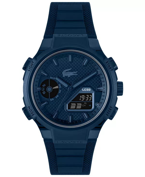 Мужские часы LC33 с темно-синим силиконовым ремешком, 44,8 мм Lacoste, navy
Мужские часы LC33 с темно-синим силиконовым ремешком, 44,8 мм Lacoste, navy