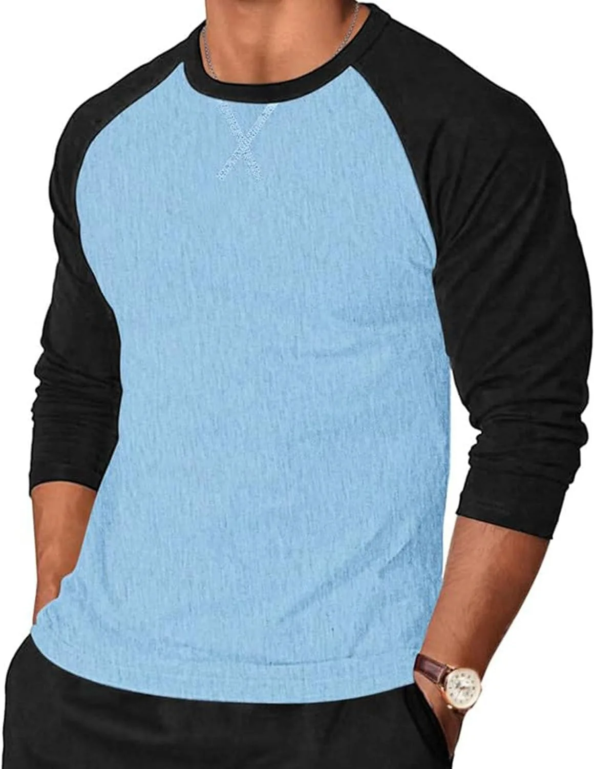 Мужская бейсбольная футболка Casual Raglan с длинным рукавом и принтом kuweot
Мужская бейсбольная футболка Casual Raglan с длинным рукавом и принтом kuweot