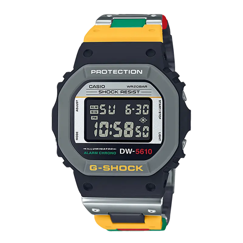 CASIO Унисекс часы G-SQUAD Black DW-5610MT-1DR
CASIO Унисекс часы G-SQUAD Black DW-5610MT-1DR