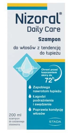 Шампунь против перхоти Nizoral Daily Care Szampon Do Włosów z Tendencją Do Łupieżu, 200 мл
Шампунь против перхоти Nizoral Daily Care Szampon Do Włosów z Tendencją Do Łupieżu, 200 мл