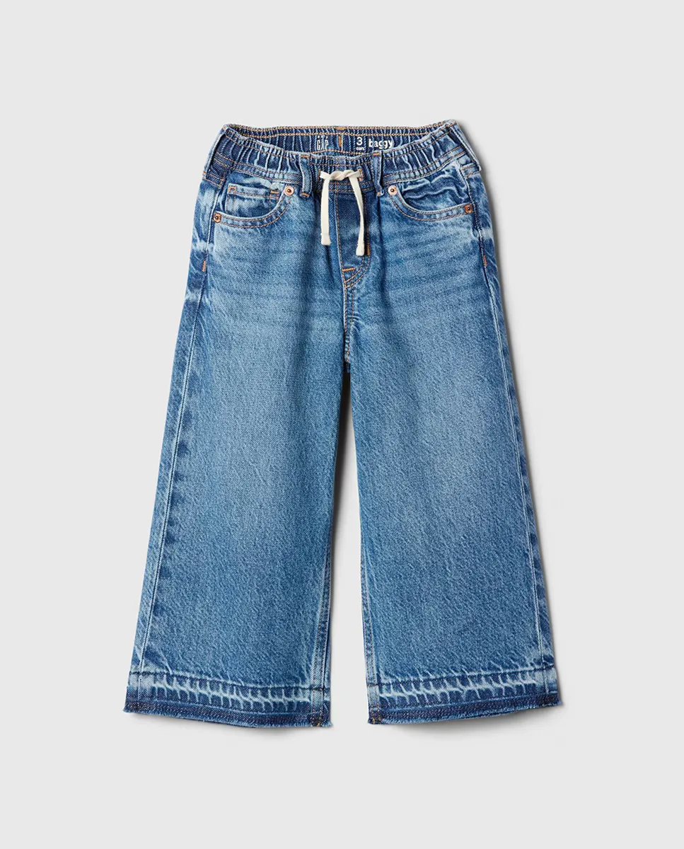 Широкие джинсы для девочки Gap, индиго/синий
Широкие джинсы для девочки Gap, индиго/синий