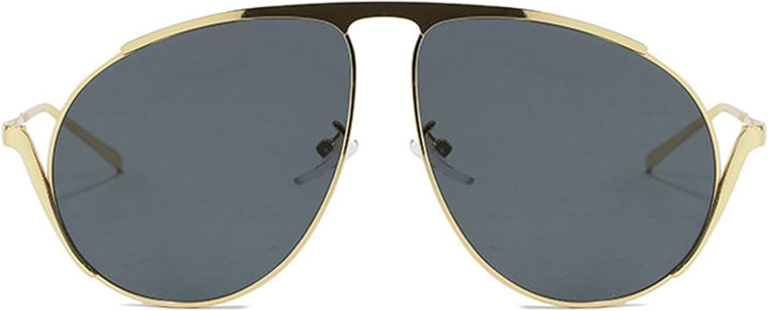 Солнцезащитные очки Willochra увеличенного размера в стиле «пилот» для женщин и мужчин. Модные большие очки с двойным острием, дизайнерские, винтажные, черные, с защитой от УФ-излучения UV400, C2
Солнцезащитные очки Willochra увеличенного размера в стиле «пилот» для женщин и мужчин. Модные большие очки с двойным острием, дизайнерские, винтажные, черные, с защитой от УФ-излучения UV400, C2