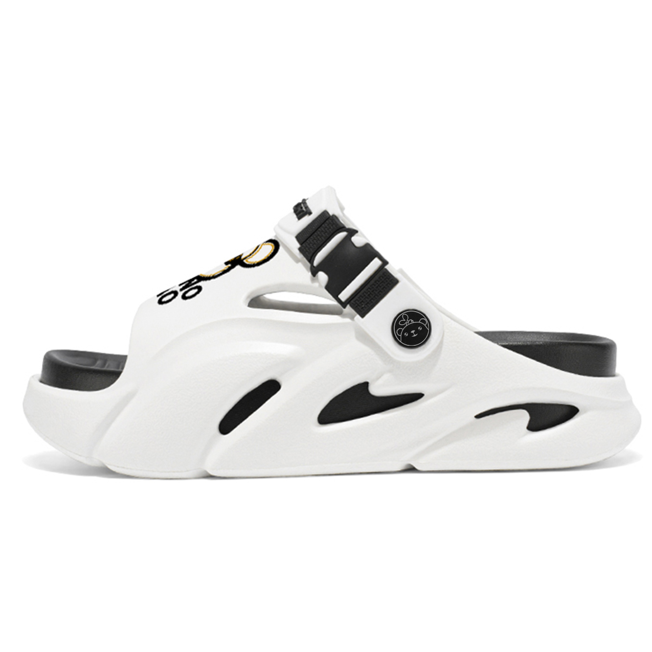 Budding Bear Пляжные сандалии унисекс бело-черные, цвет White Black
Budding Bear Пляжные сандалии унисекс бело-черные, цвет White Black