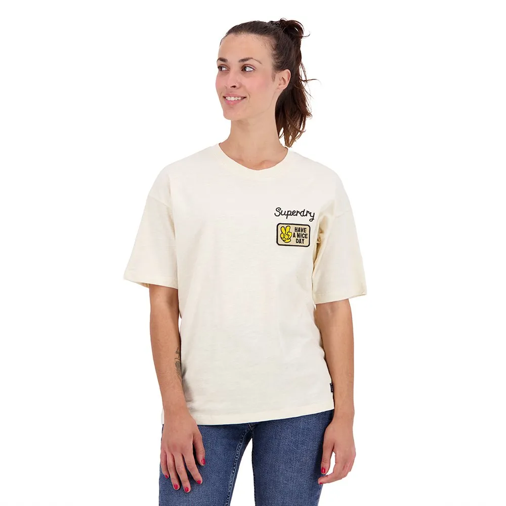 Футболка Superdry Vintage Nostalgic Patch, бежевый
Футболка Superdry Vintage Nostalgic Patch, бежевый