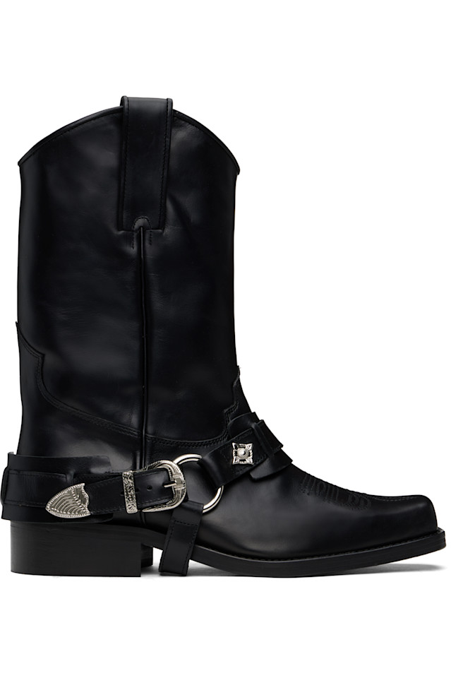 Эксклюзивные черные кожаные ботинки Ssense Toga Virilis, черный
Эксклюзивные черные кожаные ботинки Ssense Toga Virilis, черный