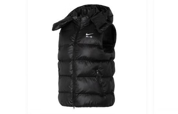 Мужской жилет Nike с капюшоном, черный
Мужской жилет Nike с капюшоном, черный