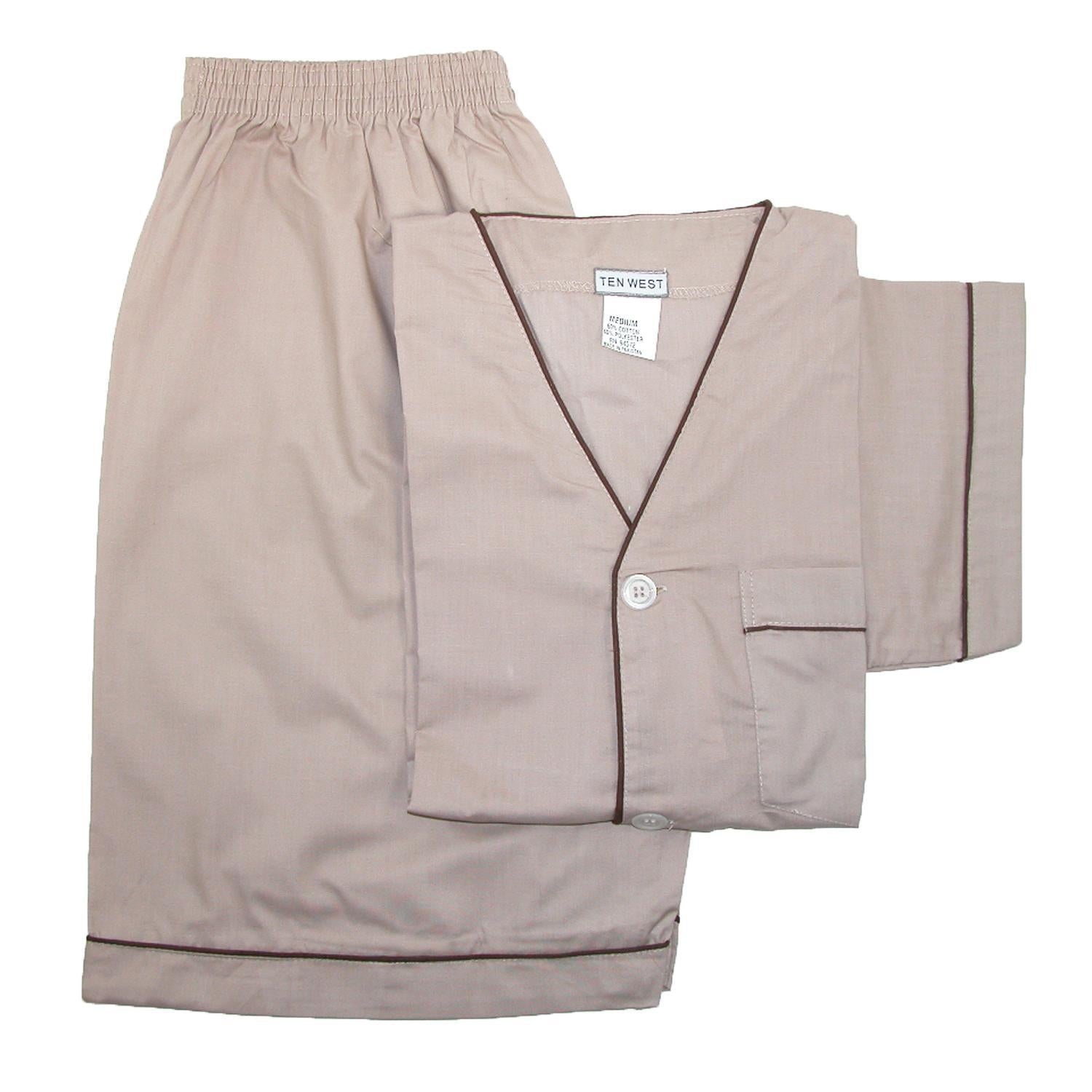 Мужской пижамный комплект с короткими рукавами и короткими штанинами Ten West Apparel, цвет tan
Мужской пижамный комплект с короткими рукавами и короткими штанинами Ten West Apparel, цвет tan