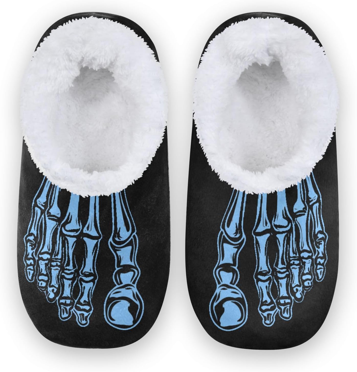 Домашние зимние тапочки DOMIKING с рисунком скелета, пушистой нескользящей мягкой подошвой, уютные домашние тапочки для мужчин и женщин. Подходят как мужчинам, так и женщинам, Lake Blue
Домашние зимние тапочки DOMIKING с рисунком скелета, пушистой нескользящей мягкой подошвой, уютные домашние тапочки для мужчин и женщин. Подходят как мужчинам, так и женщинам, Lake Blue