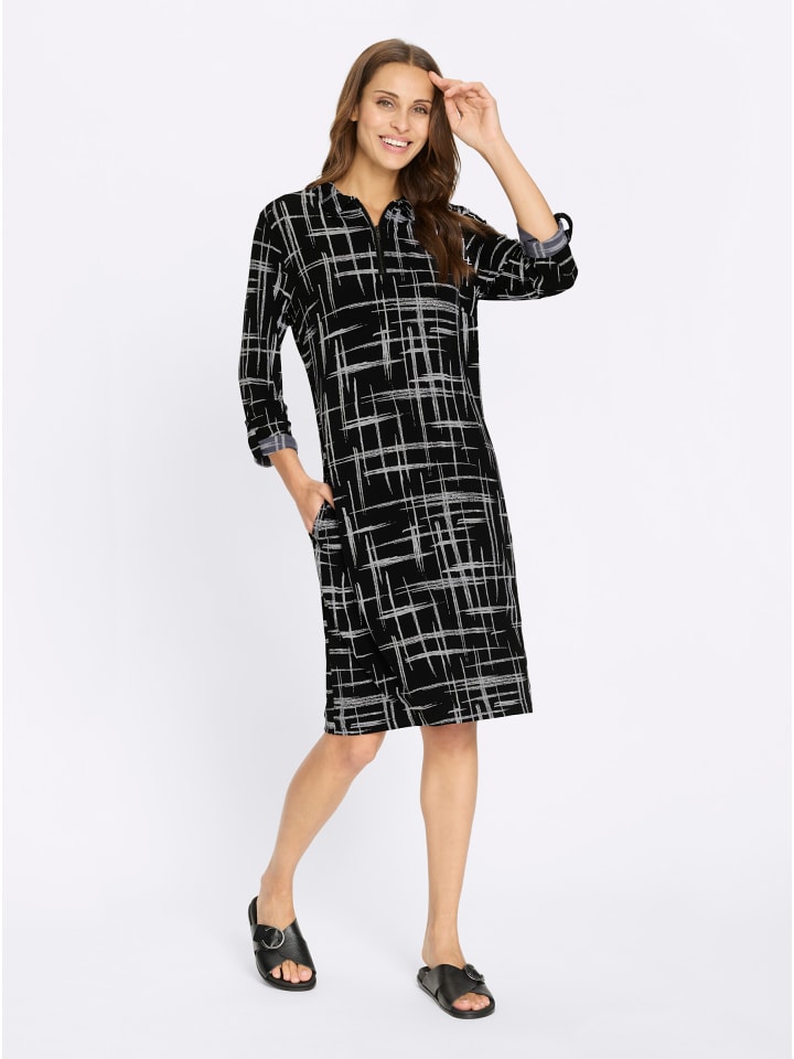 Платье с принтом в черно-белом цвете WITT WEIDEN
Платье с принтом в черно-белом цвете WITT WEIDEN