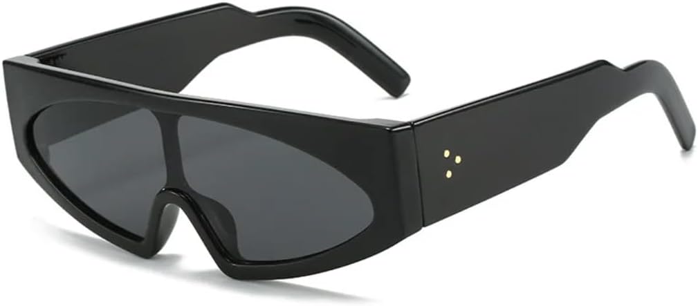 Модные солнцезащитные очки «кошачий глаз» для женщин, в стиле ретро-панк, с градиентным переходом цвета, защита от УФ-излучения UV400, для мужчин, трендовые, с желейными вставками и заклепками UATXTAU, Black
Модные солнцезащитные очки «кошачий глаз» для женщин, в стиле ретро-панк, с градиентным переходом цвета, защита от УФ-излучения UV400, для мужчин, трендовые, с желейными вставками и заклепками UATXTAU, Black