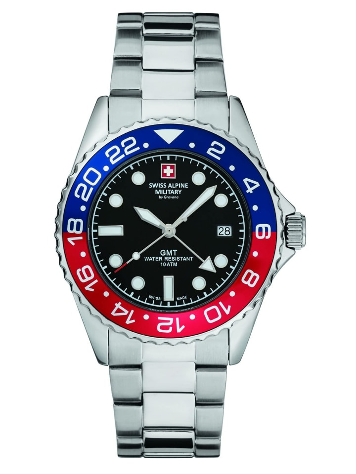 Swiss Alpine Military by Grovana Мужские аналоговые часы серебристого цвета
Swiss Alpine Military by Grovana Мужские аналоговые часы серебристого цвета
