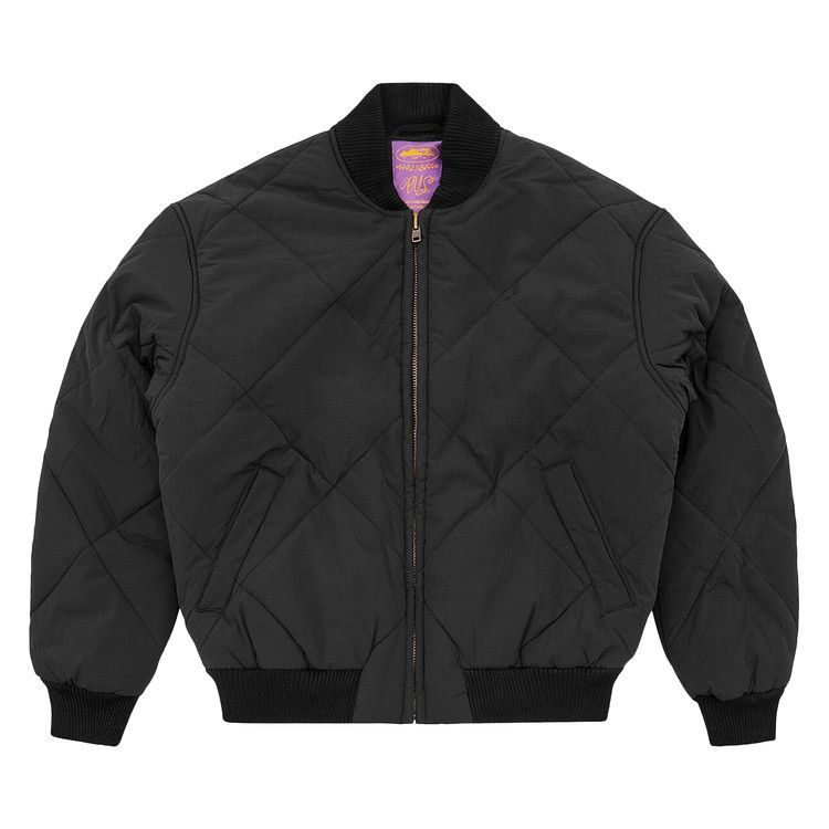 Куртка Corteiz CRTZ Olde English Quilted Bomber Jacket, Black 
Куртка Corteiz CRTZ Olde English Quilted Bomber Jacket, Black