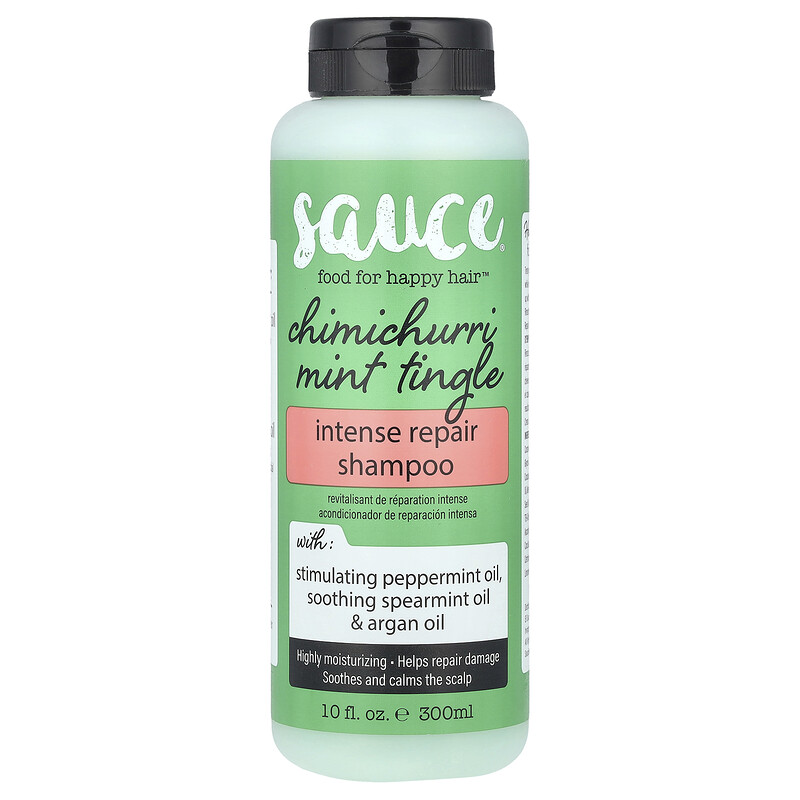 Sauce Beauty, Шампунь для интенсивного восстановления, мятный шампунь Чимичурри, 300 мл (10 жидк. Унций)
Sauce Beauty, Шампунь для интенсивного восстановления, мятный шампунь Чимичурри, 300 мл (10 жидк. Унций)