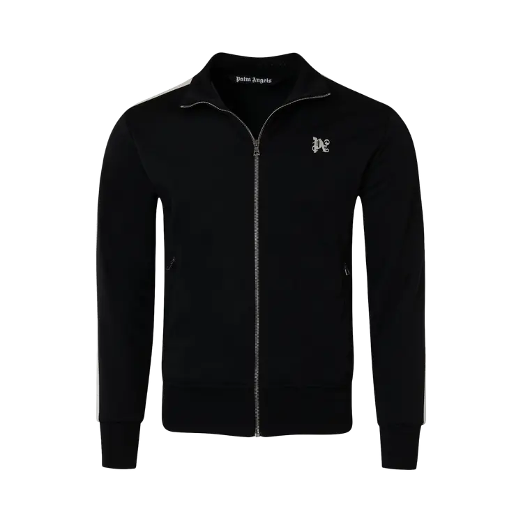 Куртка Palm Angels Monogram Track 'Black/Off White', черный 
Куртка Palm Angels Monogram Track 'Black/Off White', черный