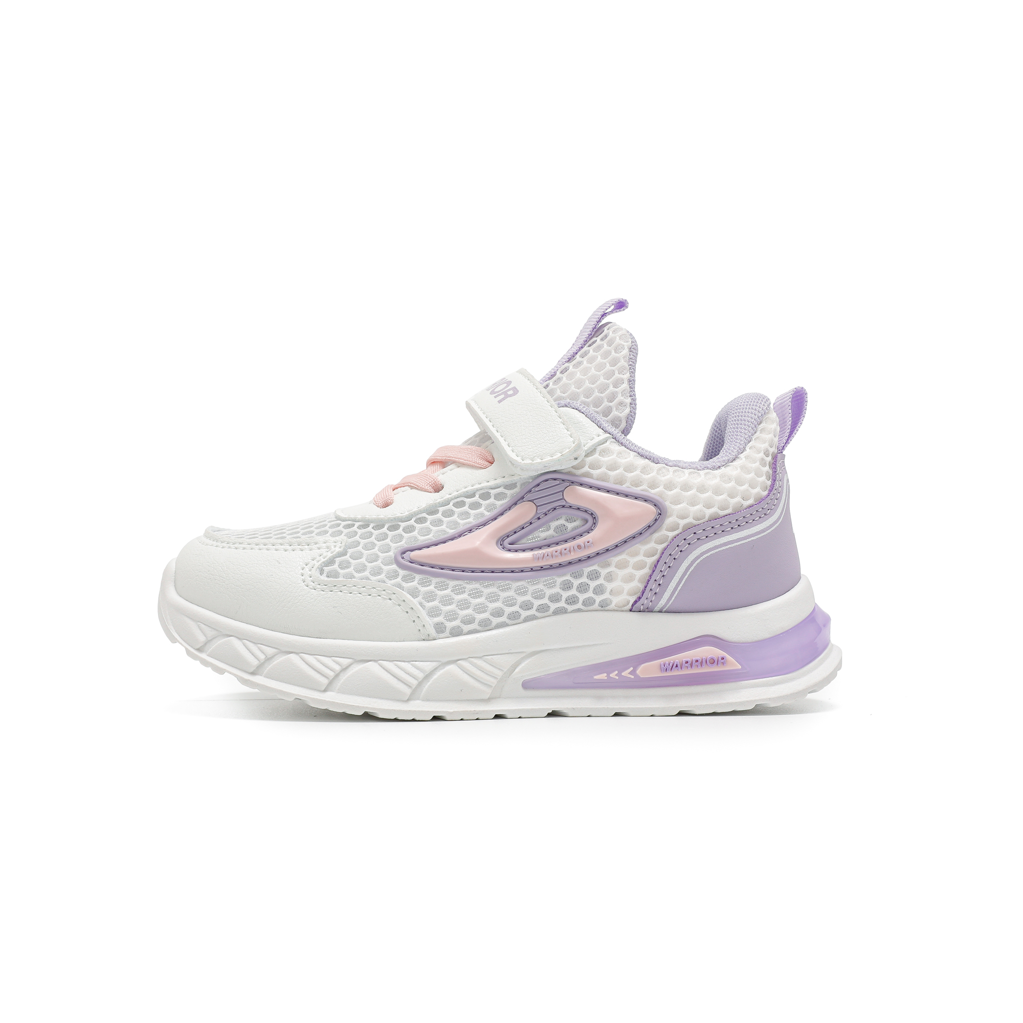 Нескользящие, дышащие, износостойкие, амортизирующие, низкие повседневные кроссовки для детей WARRIOR, белый/фиолетовый
Нескользящие, дышащие, износостойкие, амортизирующие, низкие повседневные кроссовки для детей WARRIOR, белый/фиолетовый