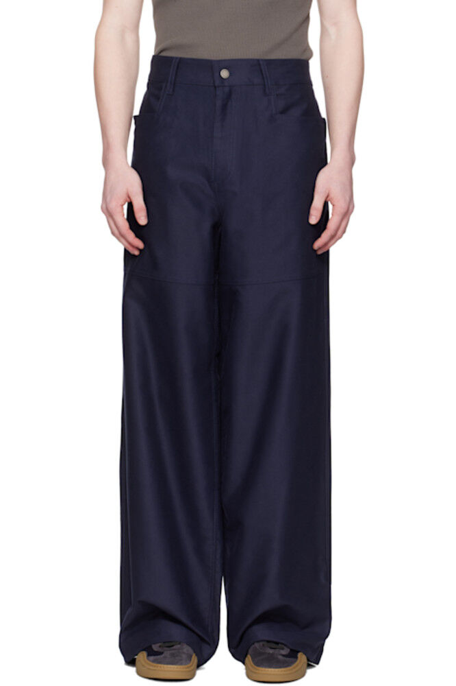 Широкие брюки моряка темно-синего цвета Serapis 
Широкие брюки моряка темно-синего цвета Serapis