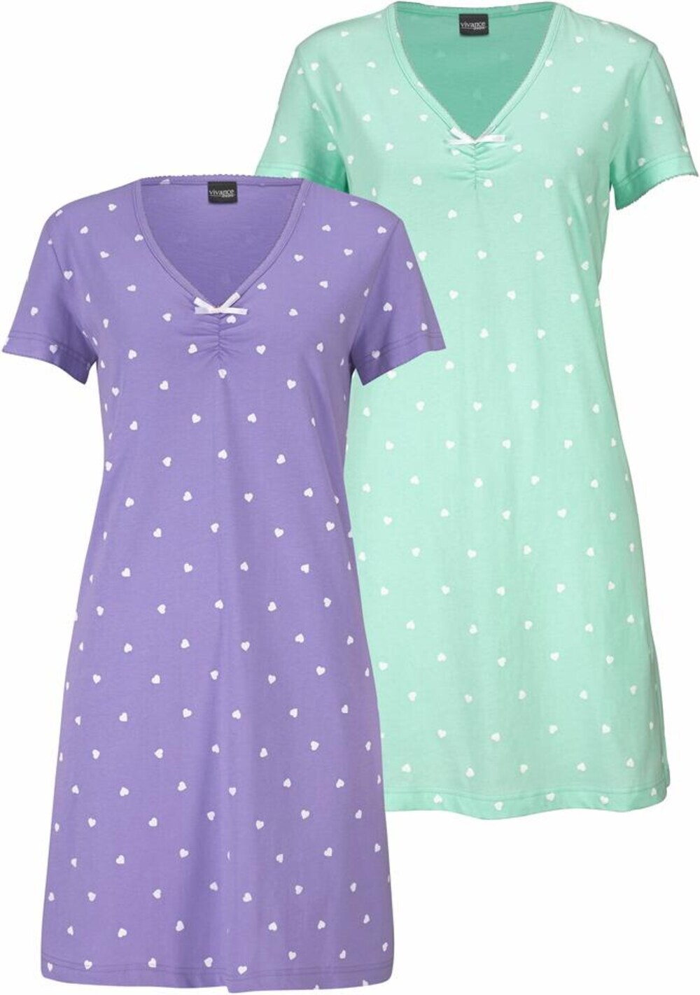 Обычная ночная рубашка VIVANCE, мятный
Обычная ночная рубашка VIVANCE, мятный