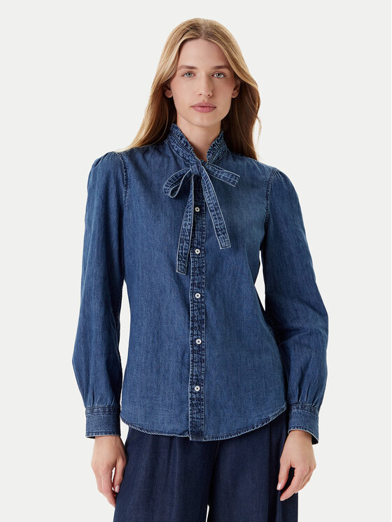 Джинсовая рубашка стандартный крой 5RZKDQ0BE United Colors Of Benetton, синий
Джинсовая рубашка стандартный крой 5RZKDQ0BE United Colors Of Benetton, синий