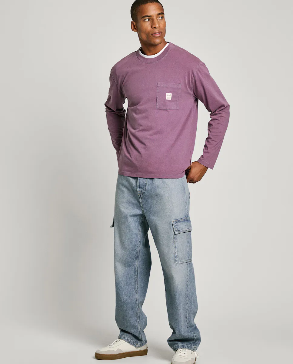 Мужские джинсы Vaquero свободного кроя с накладными карманами Pepe Jeans, серый
Мужские джинсы Vaquero свободного кроя с накладными карманами Pepe Jeans, серый