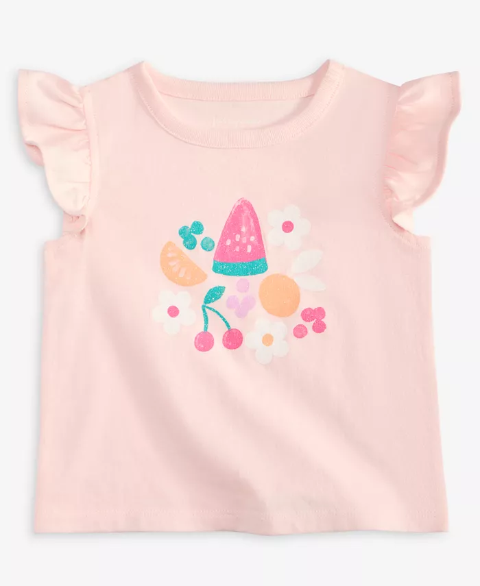 Детская блузка с короткими рукавами-крылышками и принтом "Фрукты и цветы" для девочек First Impressions, розовый
Детская блузка с короткими рукавами-крылышками и принтом "Фрукты и цветы" для девочек First Impressions, розовый