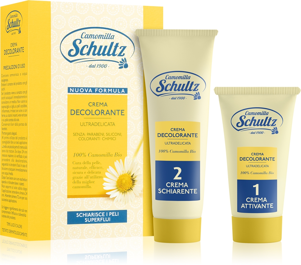 Осветляющий крем с ромашкой для удаления нежелательных волос Camomilla Schultz
Осветляющий крем с ромашкой для удаления нежелательных волос Camomilla Schultz