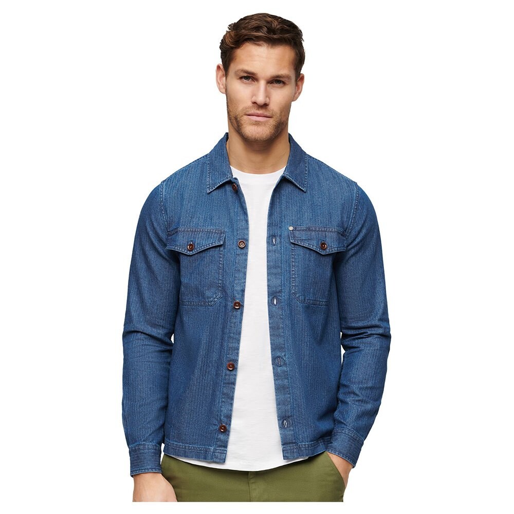 Куртка Superdry Merchant Indigo overshirt, синий
Куртка Superdry Merchant Indigo overshirt, синий