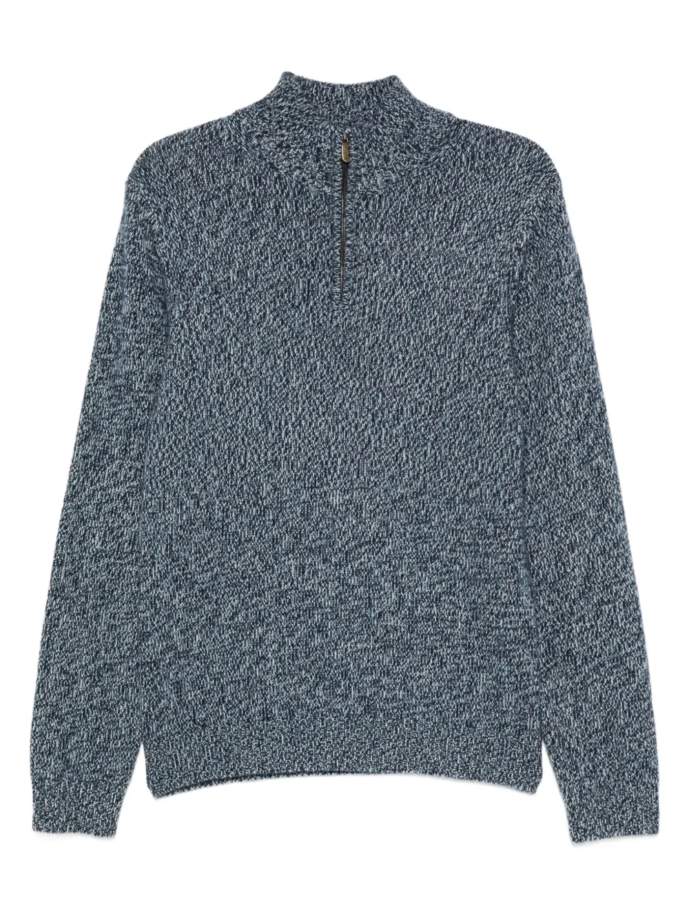 Свитер Marl на молнии Eric Bompard, синий 
Свитер Marl на молнии Eric Bompard, синий