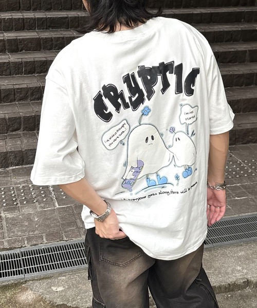 Футболка с коротким рукавом, светящийся принт Ghost на спине, оверсайз, ручная работа ILL'S, белый
Футболка с коротким рукавом, светящийся принт Ghost на спине, оверсайз, ручная работа ILL'S, белый