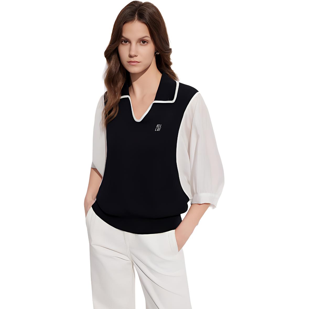 ELLE Тонкий кардиган Women's Black Lapel
ELLE Тонкий кардиган Women's Black Lapel