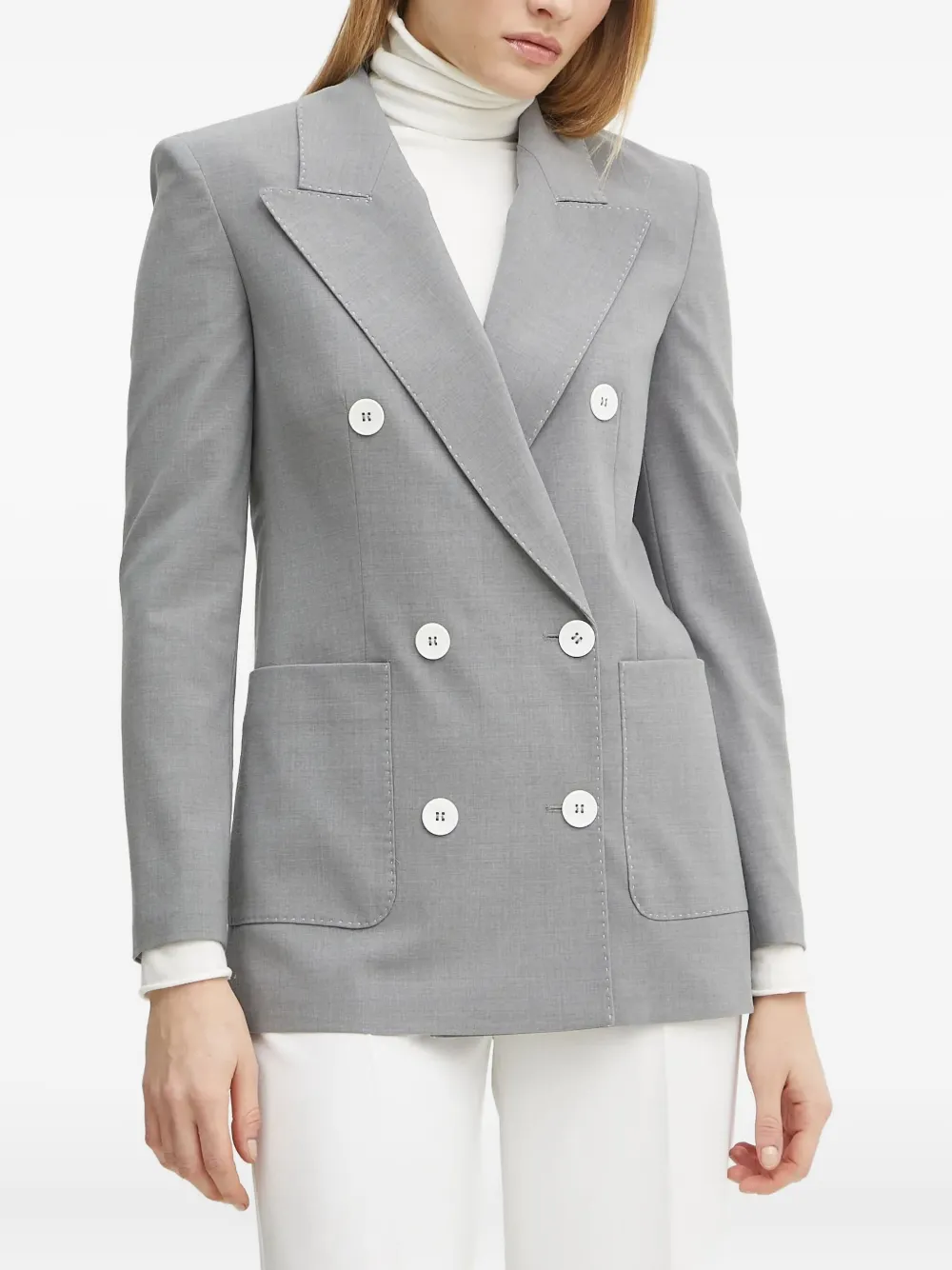 Двубортный пиджак LUISA SPAGNOLI, серый
Двубортный пиджак LUISA SPAGNOLI, серый