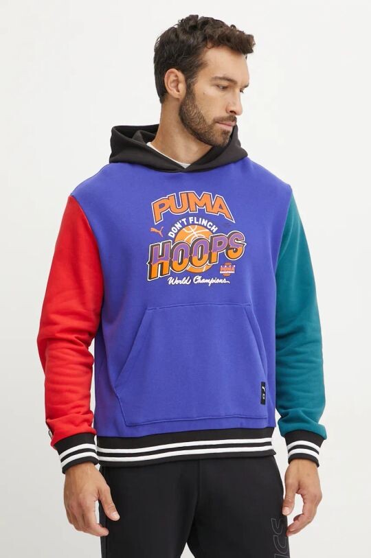 Хлопковая толстовка Puma, темно-синий
Хлопковая толстовка Puma, темно-синий