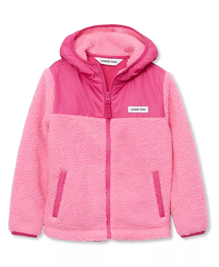 Детская куртка с капюшоном из высоковорсного флиса Lands' End, синий
Детская куртка с капюшоном из высоковорсного флиса Lands' End, синий