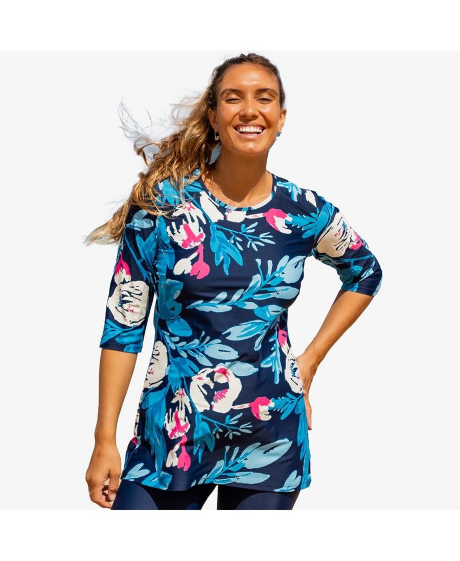 Купальная туника Gia больших размеров Calypsa, Midnight bloom
Купальная туника Gia больших размеров Calypsa, Midnight bloom