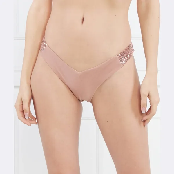 Бразильские плавки бикини с v-образным вырезом и пайетками Guess, розовый
Бразильские плавки бикини с v-образным вырезом и пайетками Guess, розовый