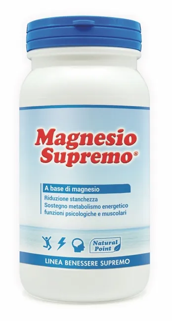 Supreme Magnesium 150 г Добавка от усталости и стресса Magnesio Supremo
Supreme Magnesium 150 г Добавка от усталости и стресса Magnesio Supremo