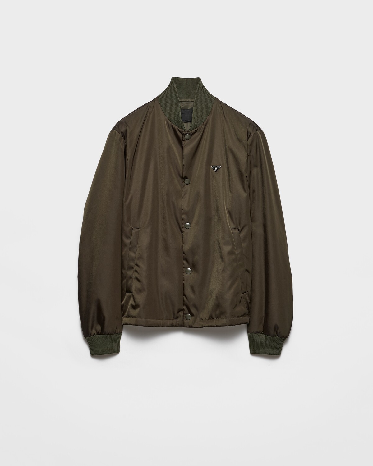 Бомбер из Re-Nylon Prada, хаки
Бомбер из Re-Nylon Prada, хаки