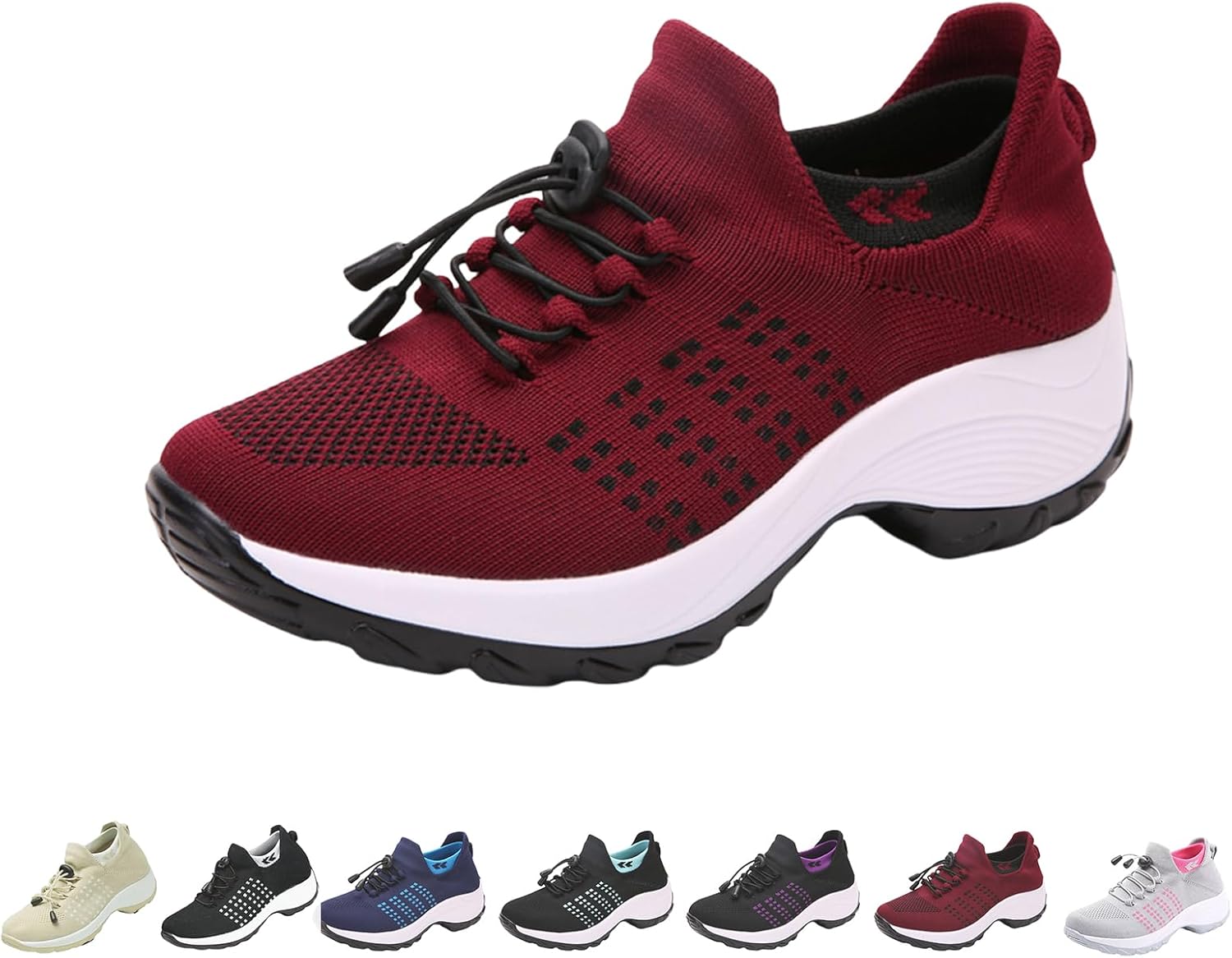 Женская обувь Comfort Wear Orthowear, кроссовки для ходьбы, носки-кроссовки, надеваемые дышащие сетчатые кроссовки, беговая обувь Generic, красный
Женская обувь Comfort Wear Orthowear, кроссовки для ходьбы, носки-кроссовки, надеваемые дышащие сетчатые кроссовки, беговая обувь Generic, красный