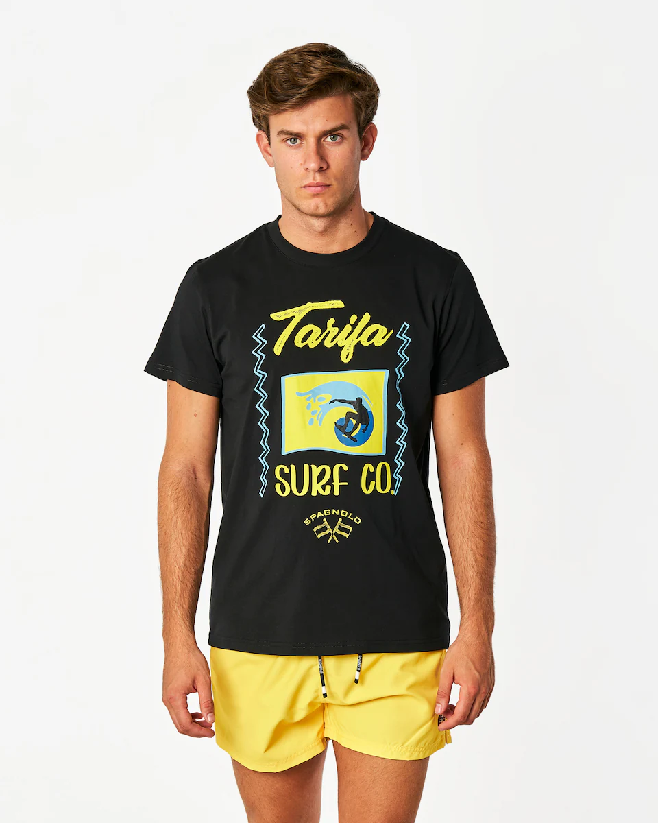 Мужская футболка черного цвета с коротким рукавом Spagnolo, черный
Мужская футболка черного цвета с коротким рукавом Spagnolo, черный