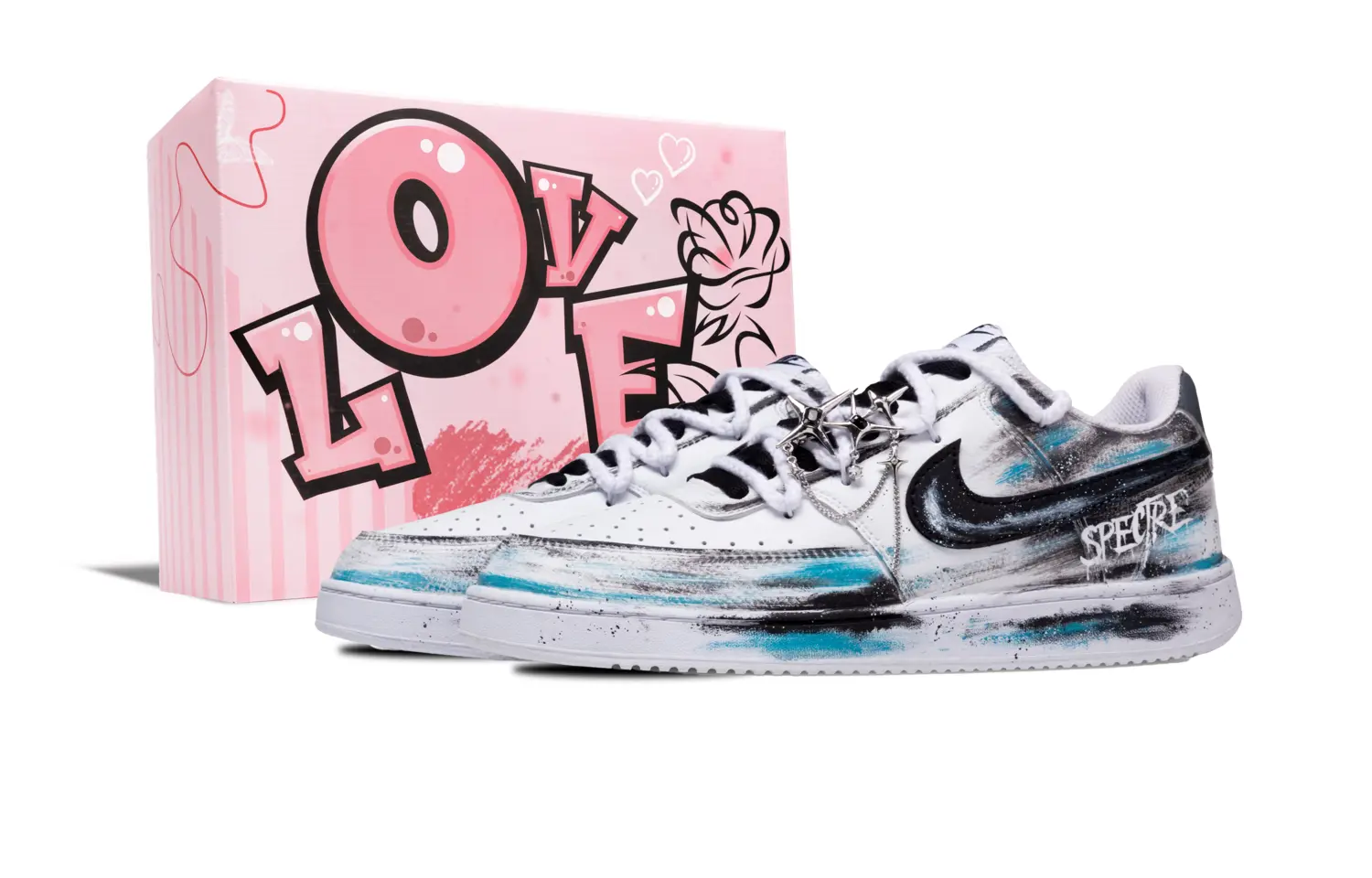 Nike Кроссовки для скейтбординга Court Vision 1 Low Top, мужские, черно-белые
Nike Кроссовки для скейтбординга Court Vision 1 Low Top, мужские, черно-белые