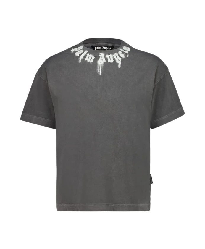 Футболка Kurzarm с логотипом на воротнике Palm Angels, серый
Футболка Kurzarm с логотипом на воротнике Palm Angels, серый