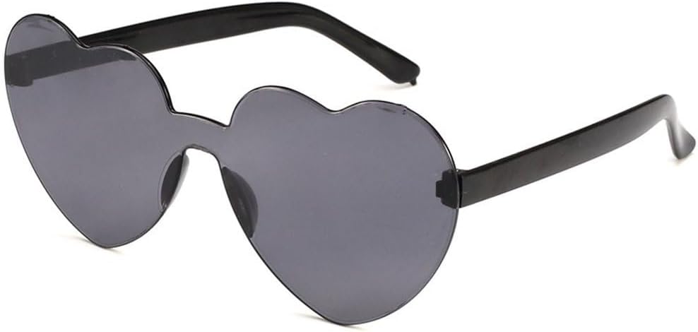 Женские солнцезащитные очки из поликарбоната в форме сердца с тонировкой для вечеринок, винтажные солнцезащитные очки без оправы с поляризацией для девочек GHVWYX, Black
Женские солнцезащитные очки из поликарбоната в форме сердца с тонировкой для вечеринок, винтажные солнцезащитные очки без оправы с поляризацией для девочек GHVWYX, Black
