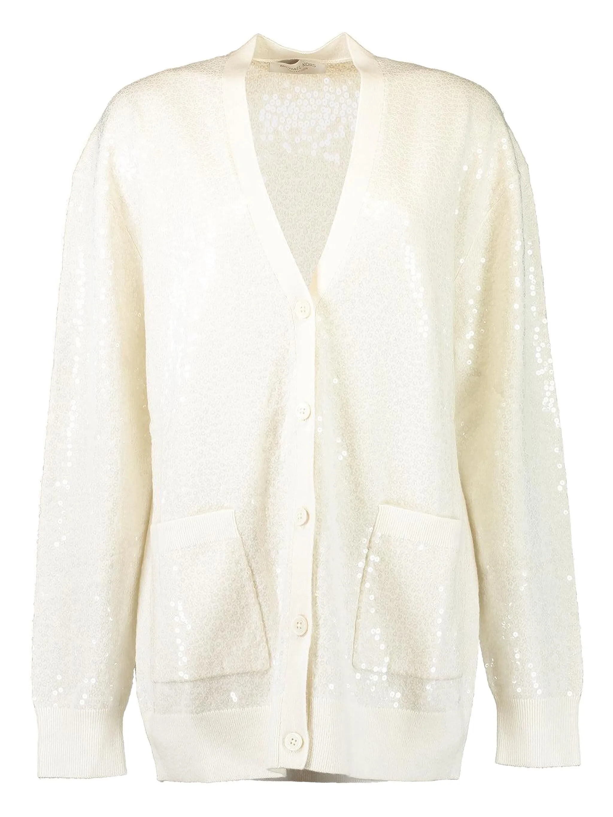 Кардиган с пайетками Michael Kors Collection, белый
Кардиган с пайетками Michael Kors Collection, белый