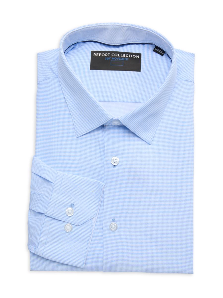 Рубашка современного кроя, растягивающаяся в четыре стороны Report Collection, синий
Рубашка современного кроя, растягивающаяся в четыре стороны Report Collection, синий