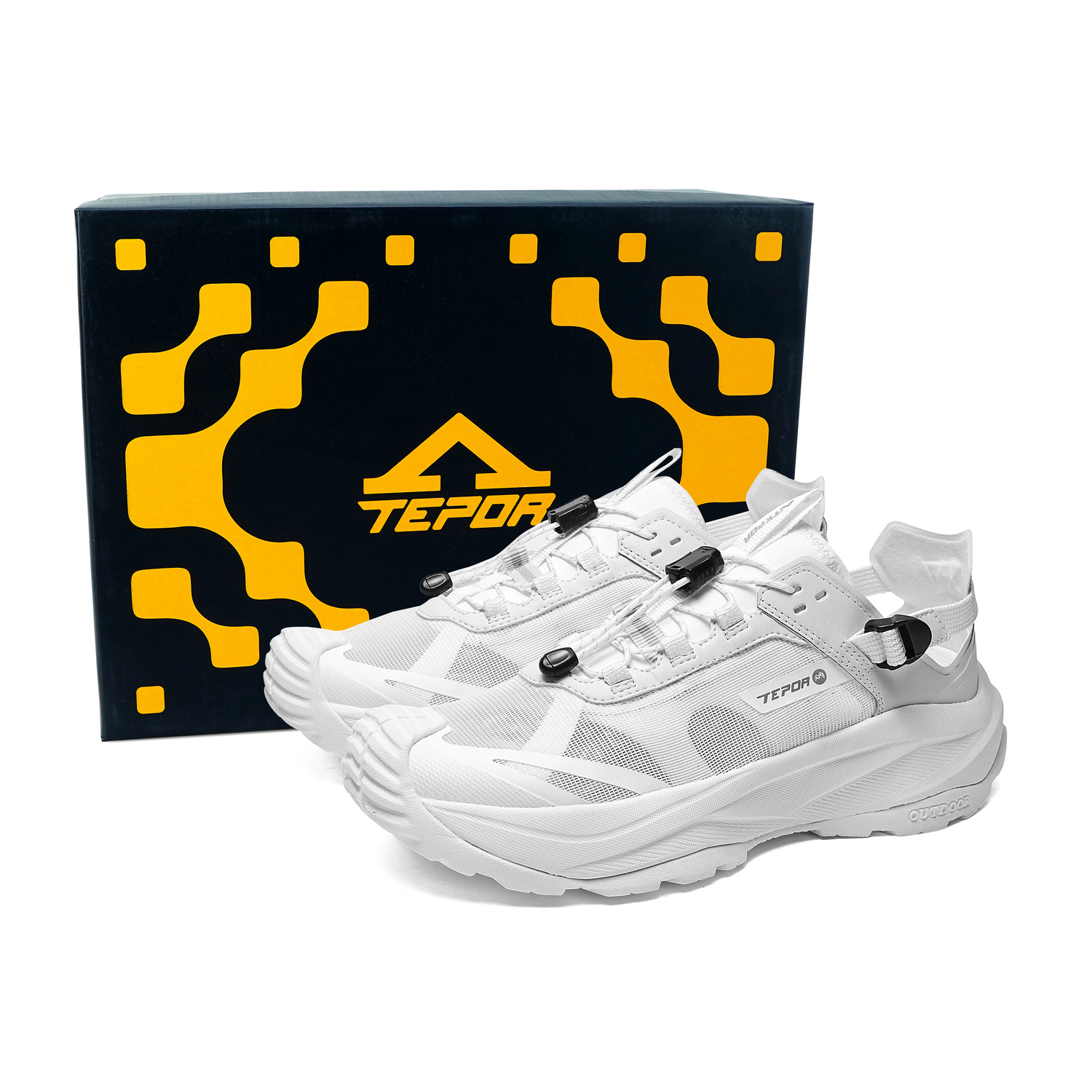TEPOR Влагоотводящие дышащие нескользящие треккинговые ботинки унисекс белые, цвет White
TEPOR Влагоотводящие дышащие нескользящие треккинговые ботинки унисекс белые, цвет White