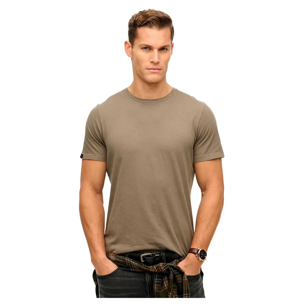 Футболка с коротким рукавом Superdry Classic Essential, коричневый 
Футболка с коротким рукавом Superdry Classic Essential, коричневый