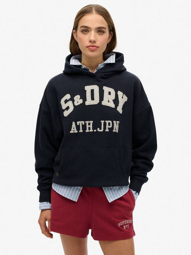 Худи Athletic Essentials с аппликацией свободного кроя Superdry, Eclipse Navy
Худи Athletic Essentials с аппликацией свободного кроя Superdry, Eclipse Navy