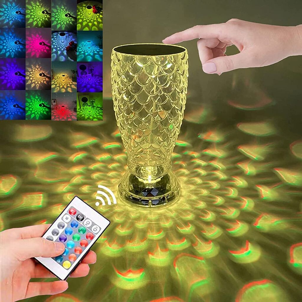 Настольная лампа Crystal Diamond, 16 цветов RGB, перезаряжаемая прикроватная лампа с сенсорным управлением и пультом дистанционного управления, узор C Topchances, прозрачный
Настольная лампа Crystal Diamond, 16 цветов RGB, перезаряжаемая прикроватная лампа с сенсорным управлением и пультом дистанционного управления, узор C Topchances, прозрачный