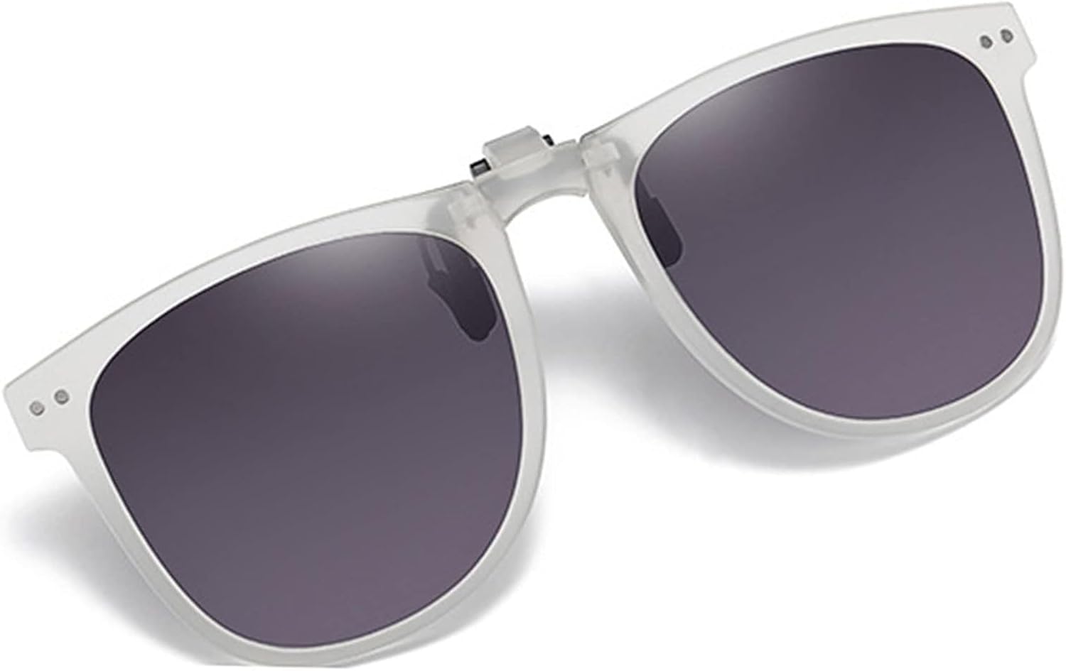 Поляризованные солнцезащитные очки-клипсы для мужчин и женщин, надеваемые поверх очков с диоптриями, со складными линзами UV400 и портативным футляром FF FRAZALA, Black Lens / White Frame
Поляризованные солнцезащитные очки-клипсы для мужчин и женщин, надеваемые поверх очков с диоптриями, со складными линзами UV400 и портативным футляром FF FRAZALA, Black Lens / White Frame